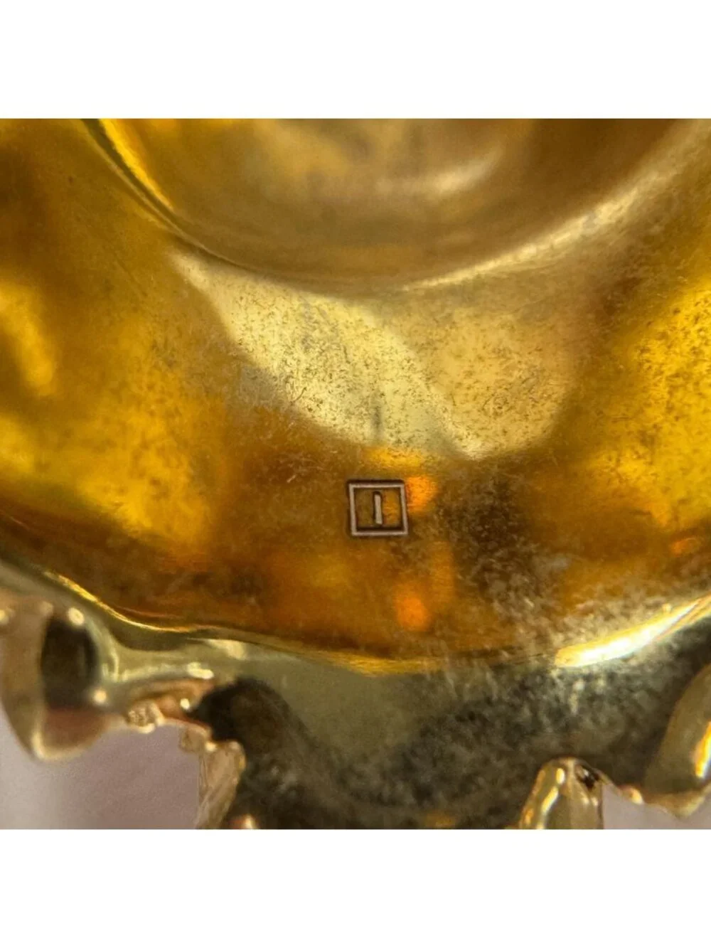 Gucci Lion Head Crystal Ring